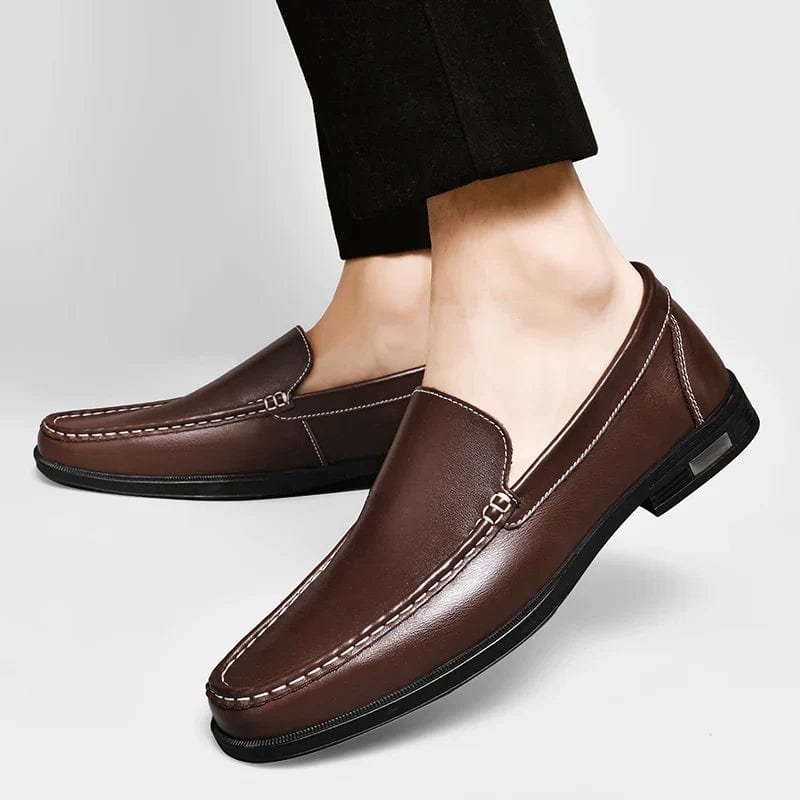 Victor - Élégants Mocassins en Cuir