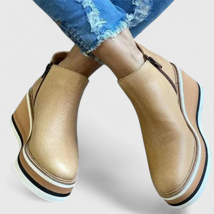 Élégantes Bottines Sally en Cuir