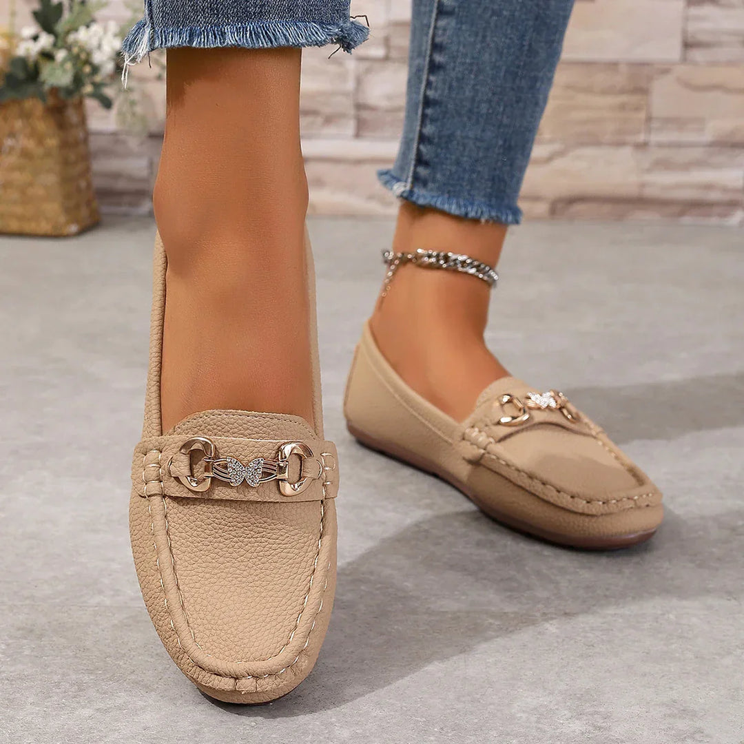 Cuir Ricci Mocassins pour Femmes
