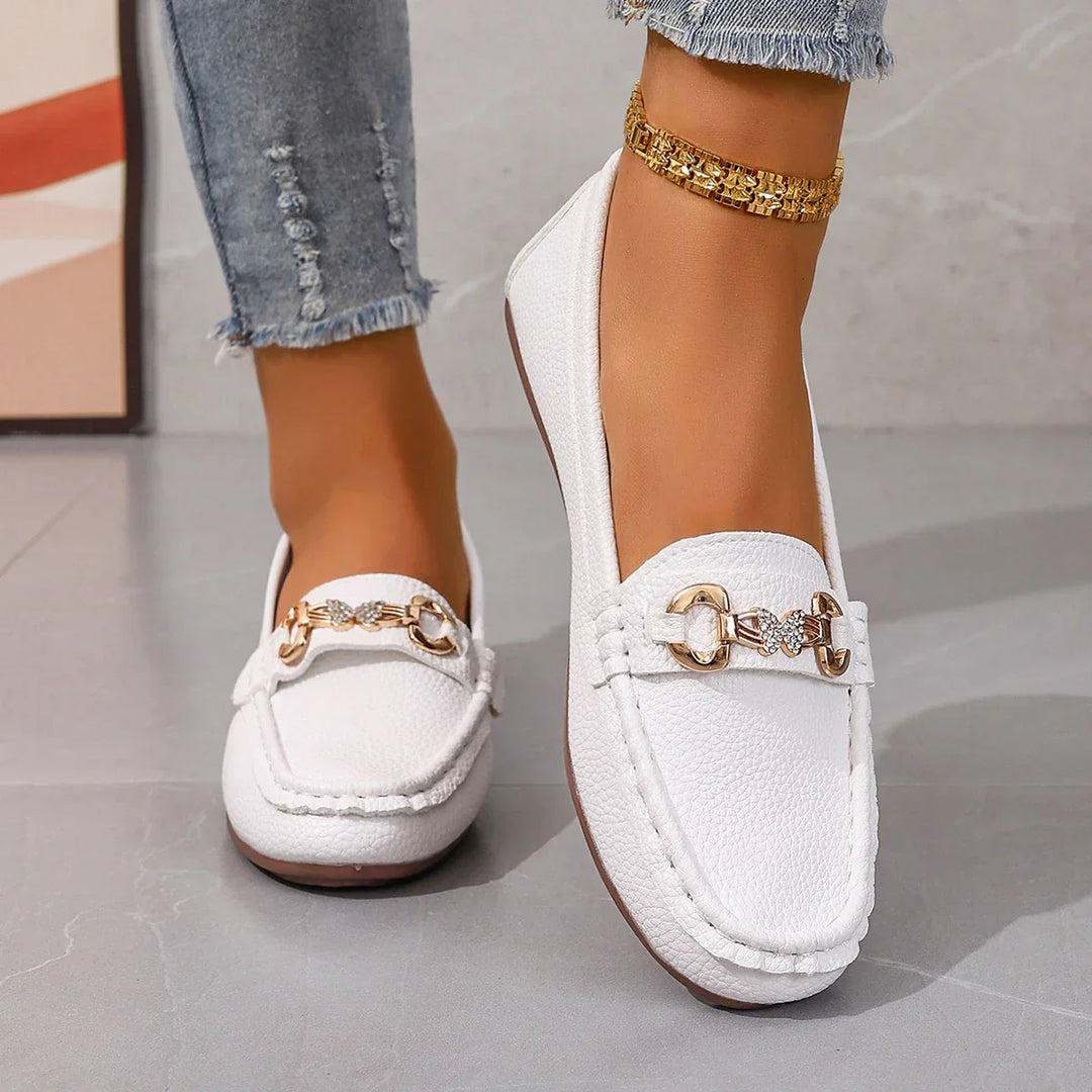 Cuir Ricci Mocassins pour Femmes