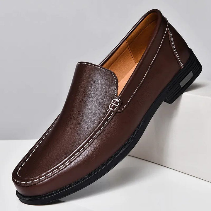 Victor - Élégants Mocassins en Cuir