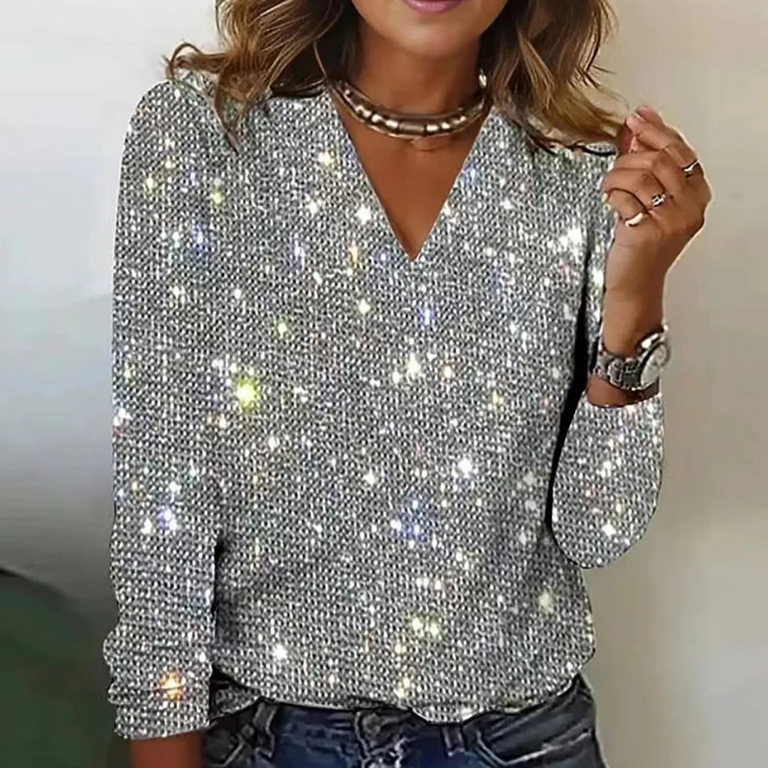 Monique | Top à Paillettes