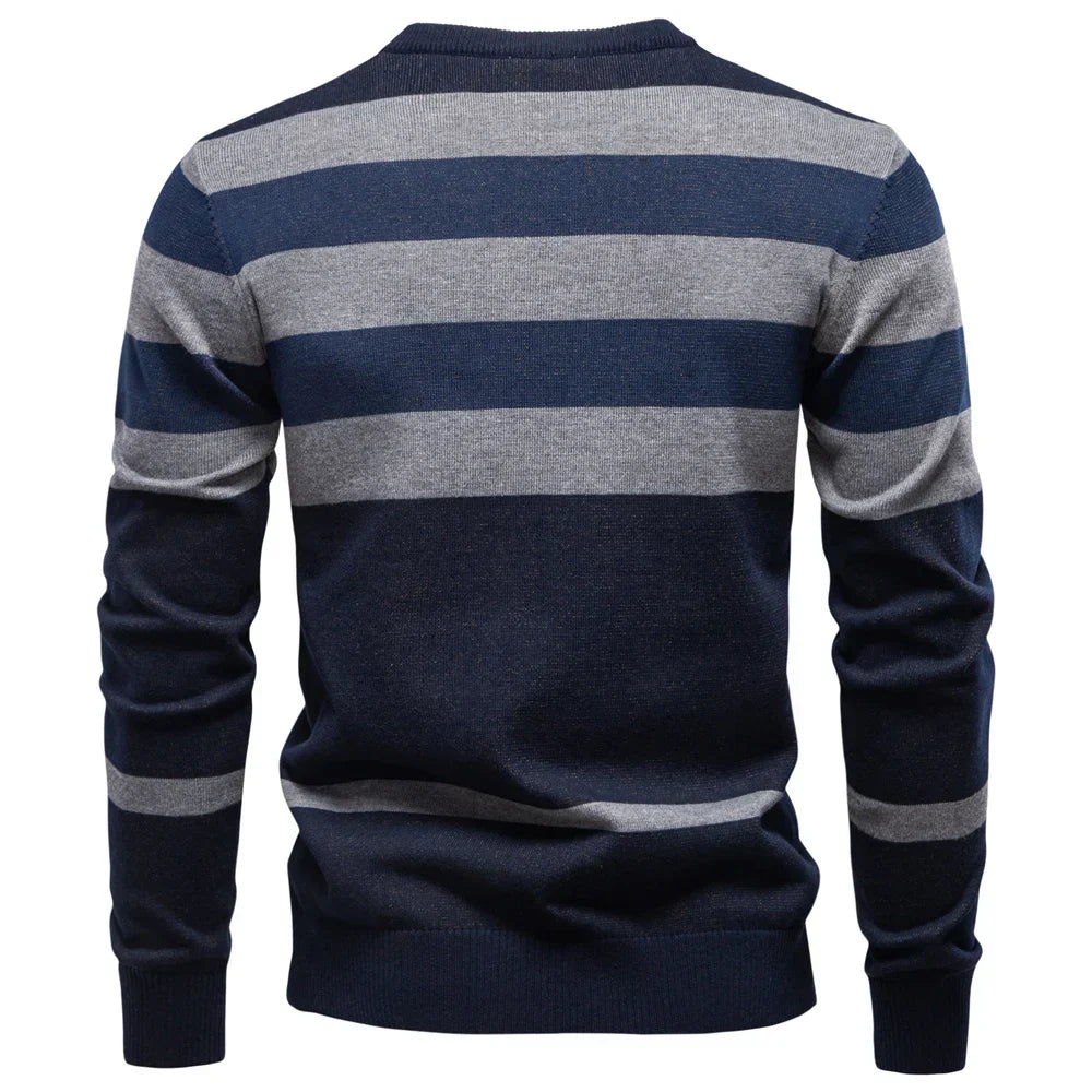 Rosenfeld | Pull en tricot pour hommes avec design en losanges