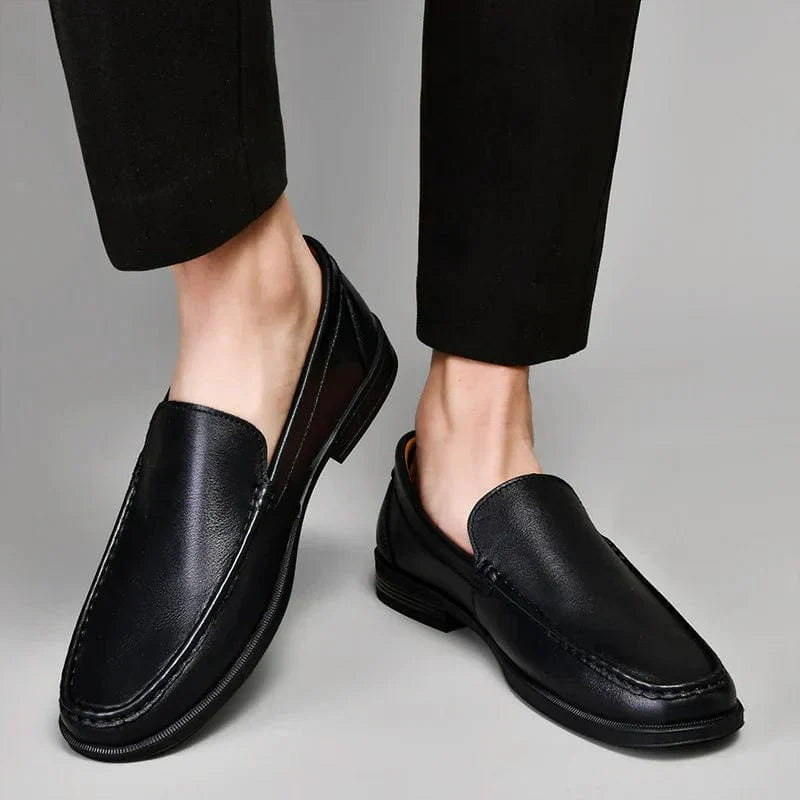 Victor - Élégants Mocassins en Cuir