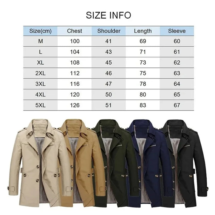 Manteau Trench Long LEDUNTINO