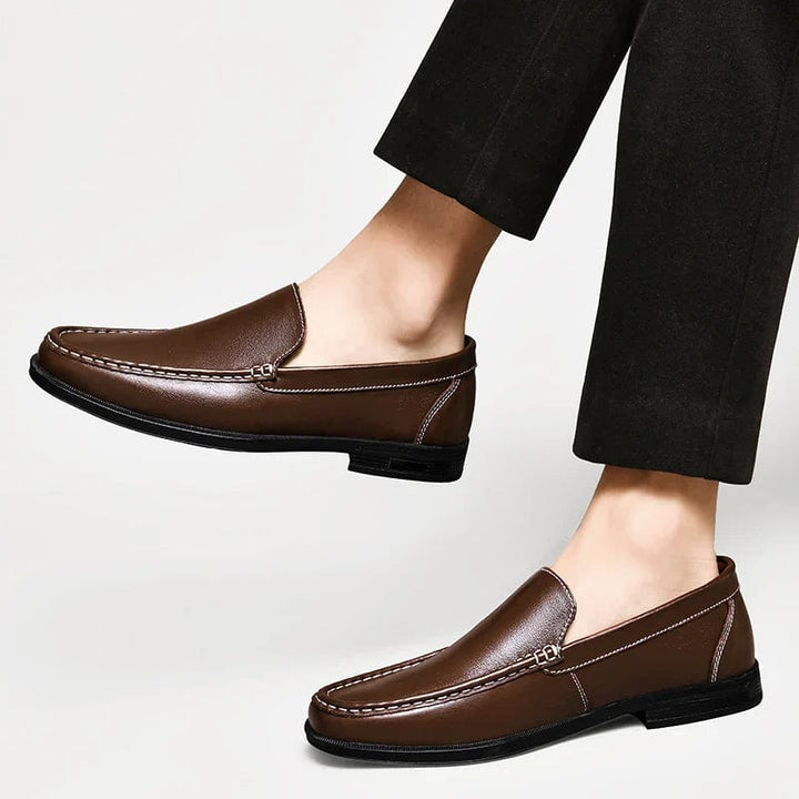 Victor - Élégants Mocassins en Cuir