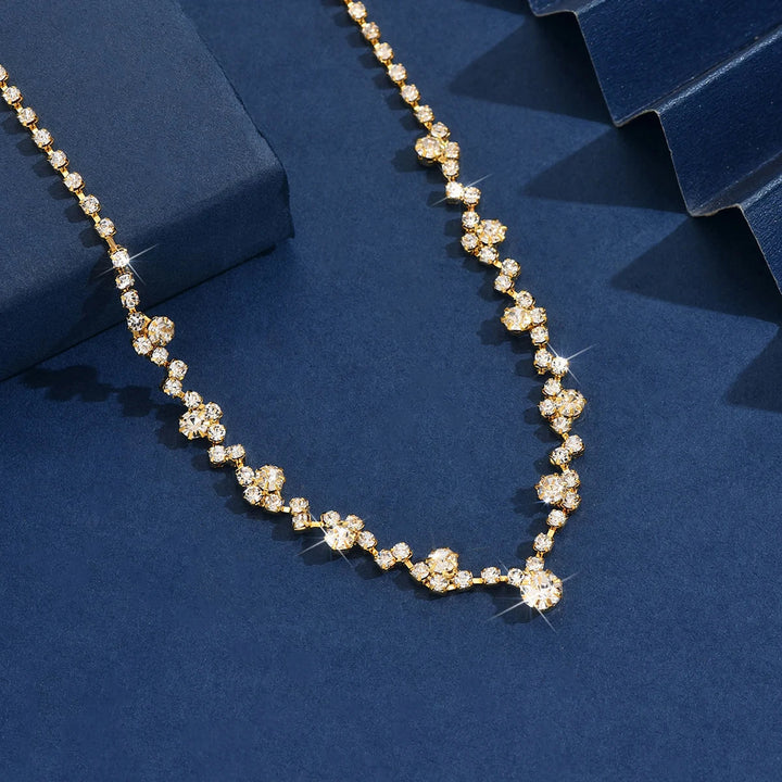 Collier de mariage élégant avec diamants
