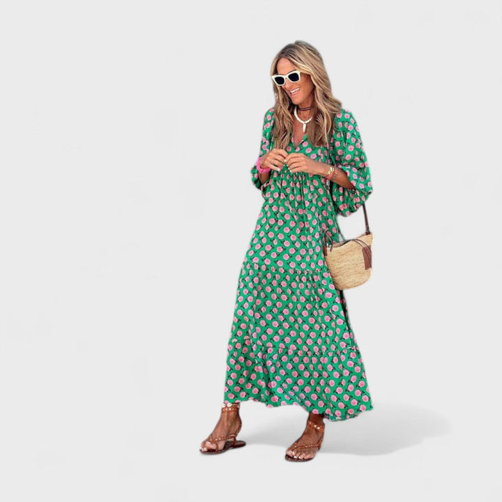 Corinna | Robe Longue Artisanale pour Femme