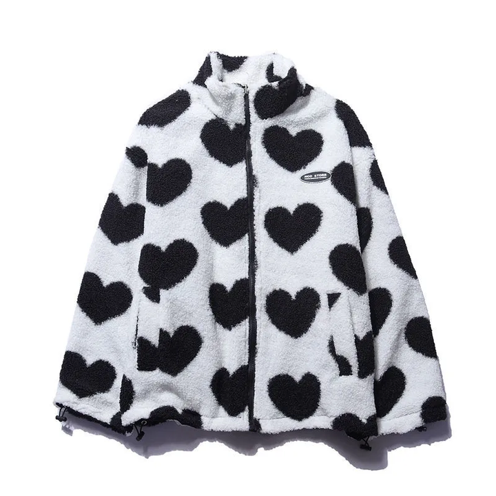 BacioDeluxe™️ | Veste à Coeur Double Face – Collection Unique