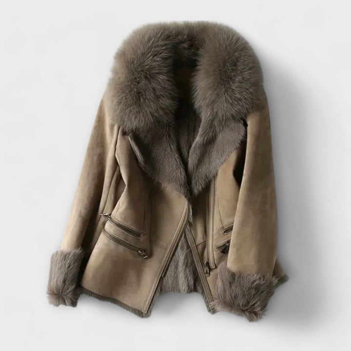 Mariana - Manteau de Luxe en Peau de Mouton