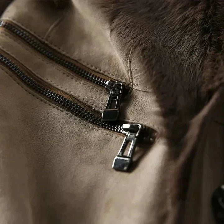 Mariana - Manteau de Luxe en Peau de Mouton