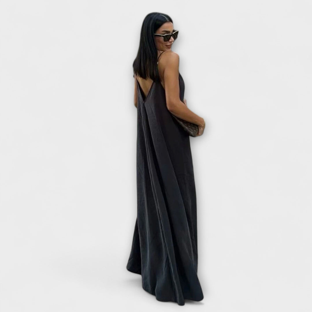 Robe maxi sans manches