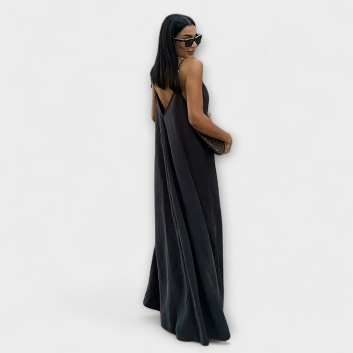 Robe maxi sans manches