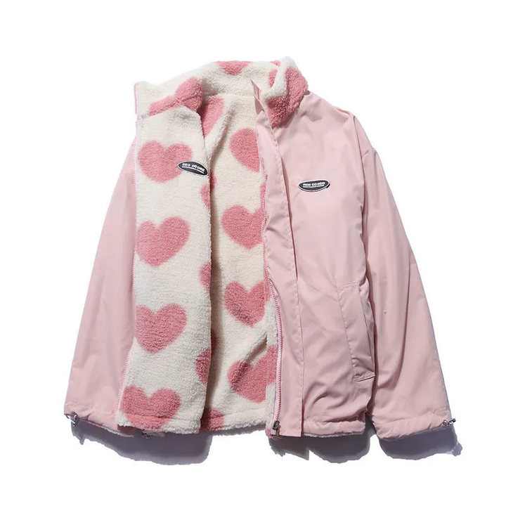 BacioDeluxe™️ | Veste à Coeur Double Face – Collection Unique