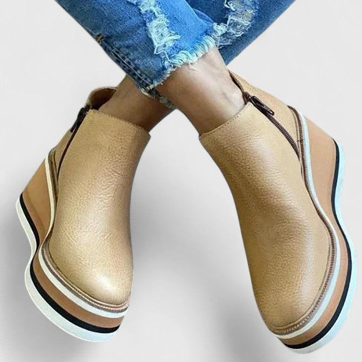 Élégantes Bottines Sally en Cuir