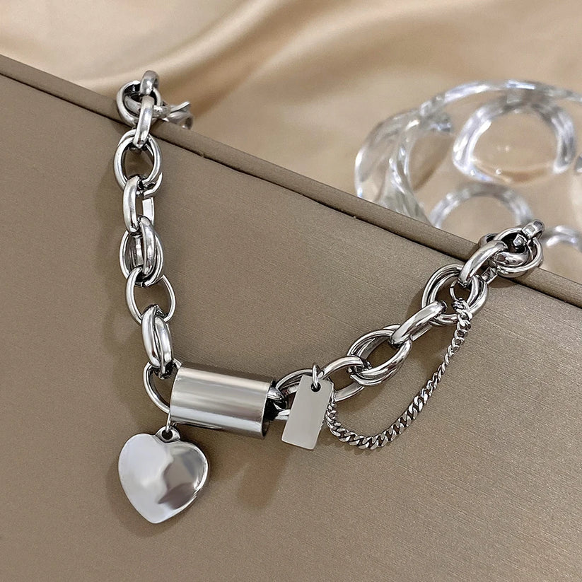 Bracelet Charme Cœur Doré