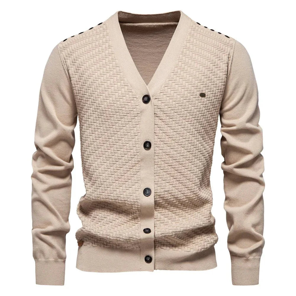 Schneider | Cardigan pour hommes chaud avec col en V