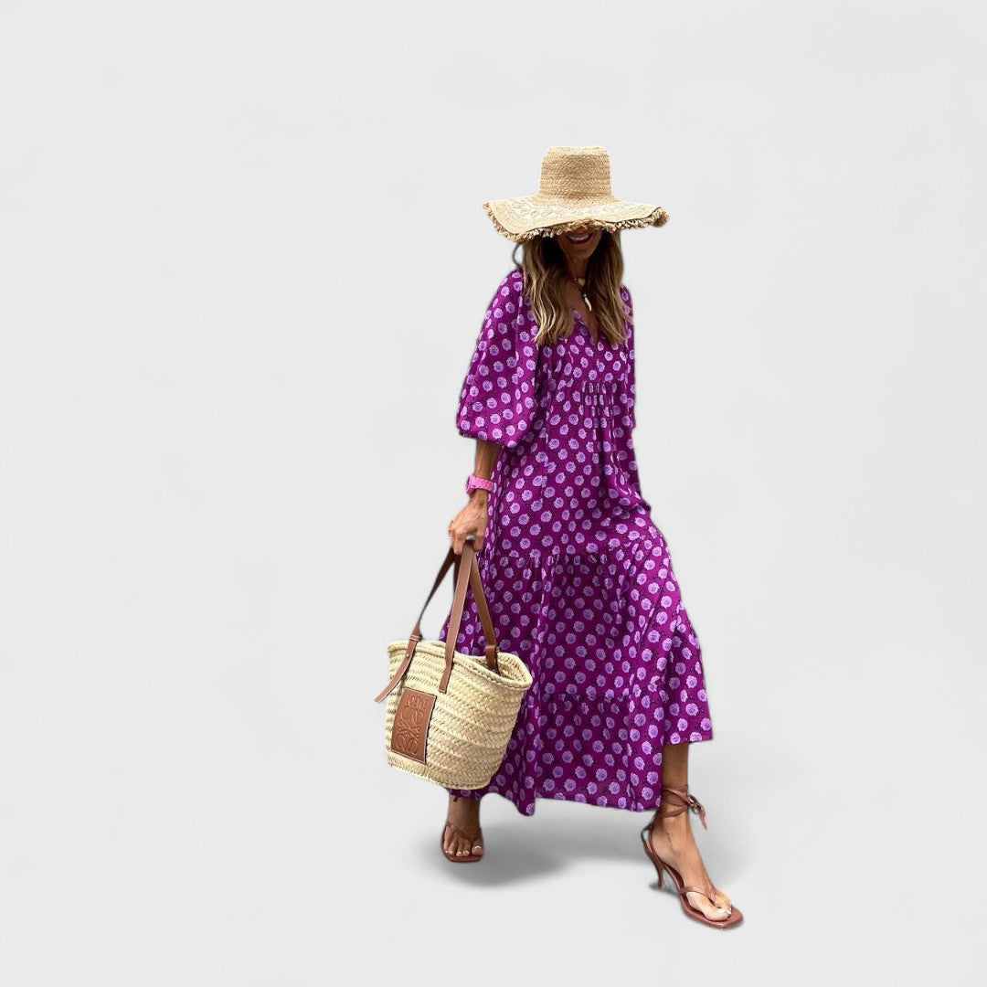 Corinna | Robe Longue Artisanale pour Femme