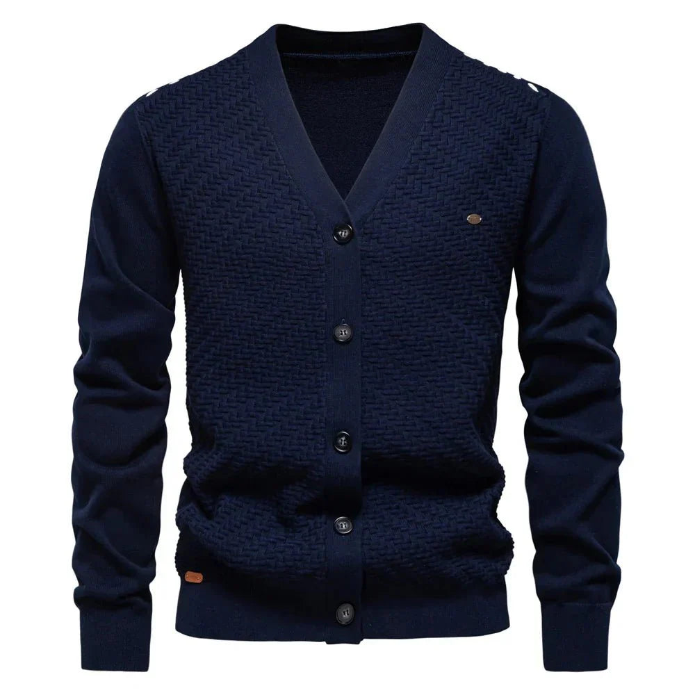 Schneider | Cardigan pour hommes chaud avec col en V