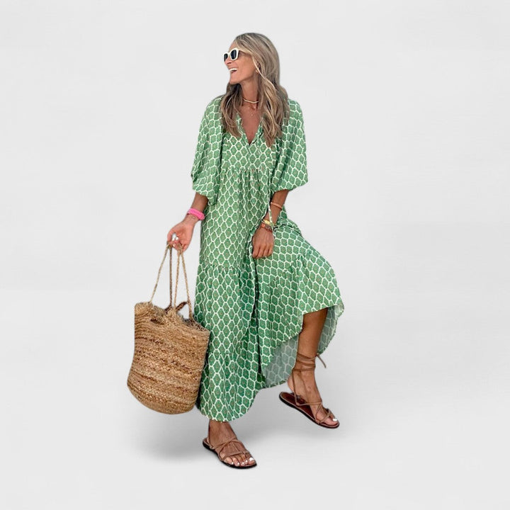 Corinna | Robe Longue Artisanale pour Femme