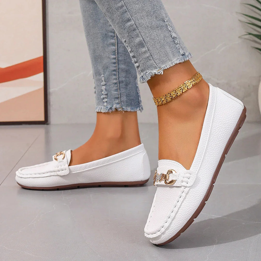 Cuir Ricci Mocassins pour Femmes
