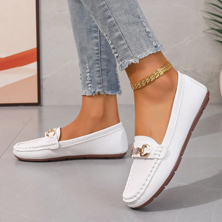 Cuir Ricci Mocassins pour Femmes