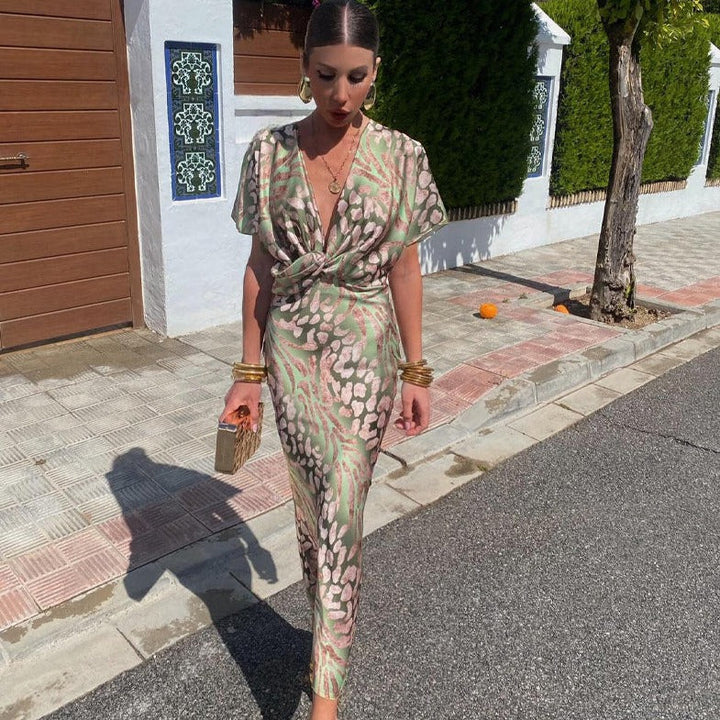 Lila™ | Luxe Maxi Robe Douce Comme de La Soie