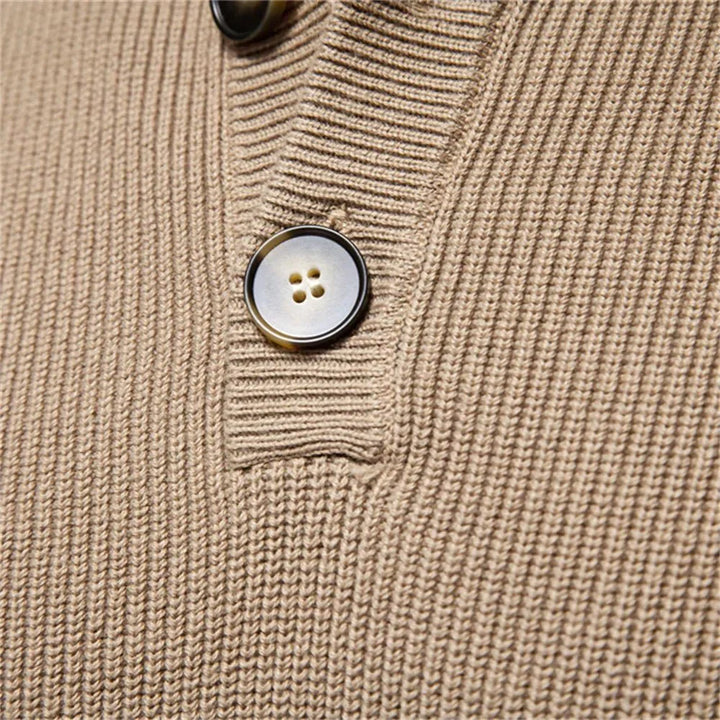 Konrad | Pull pour hommes élégant avec design à boutons