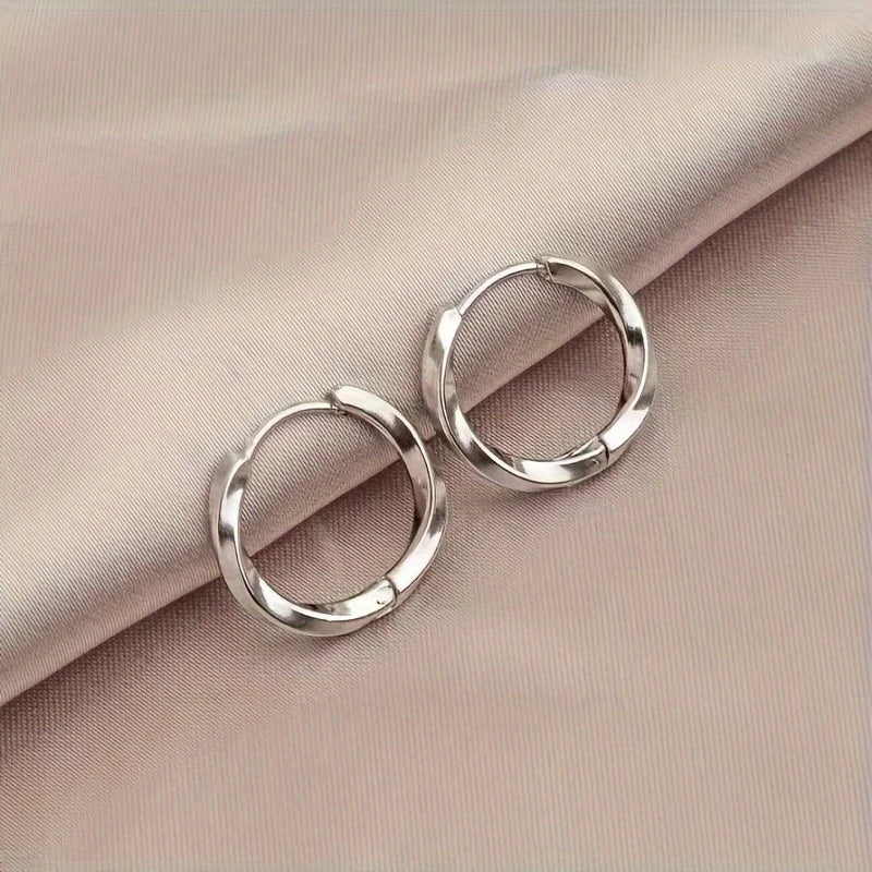 Boucles d'Oreilles Géométriques Suspendues Mininales