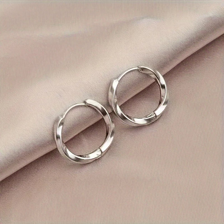 Boucles d'Oreilles Géométriques Suspendues Mininales