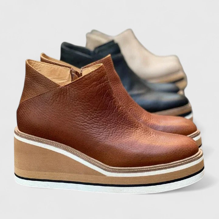 Élégantes Bottines Sally en Cuir