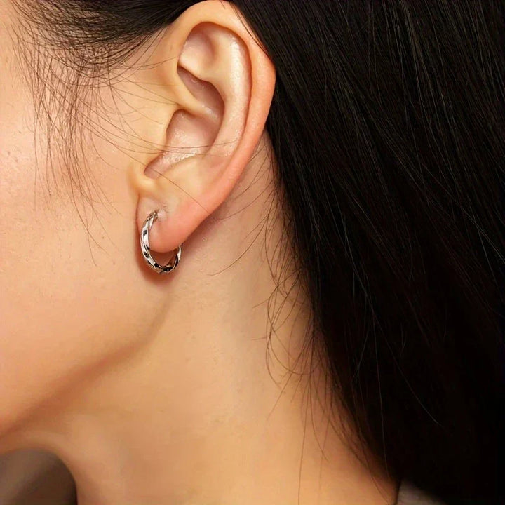 Boucles d'Oreilles Géométriques Suspendues Mininales