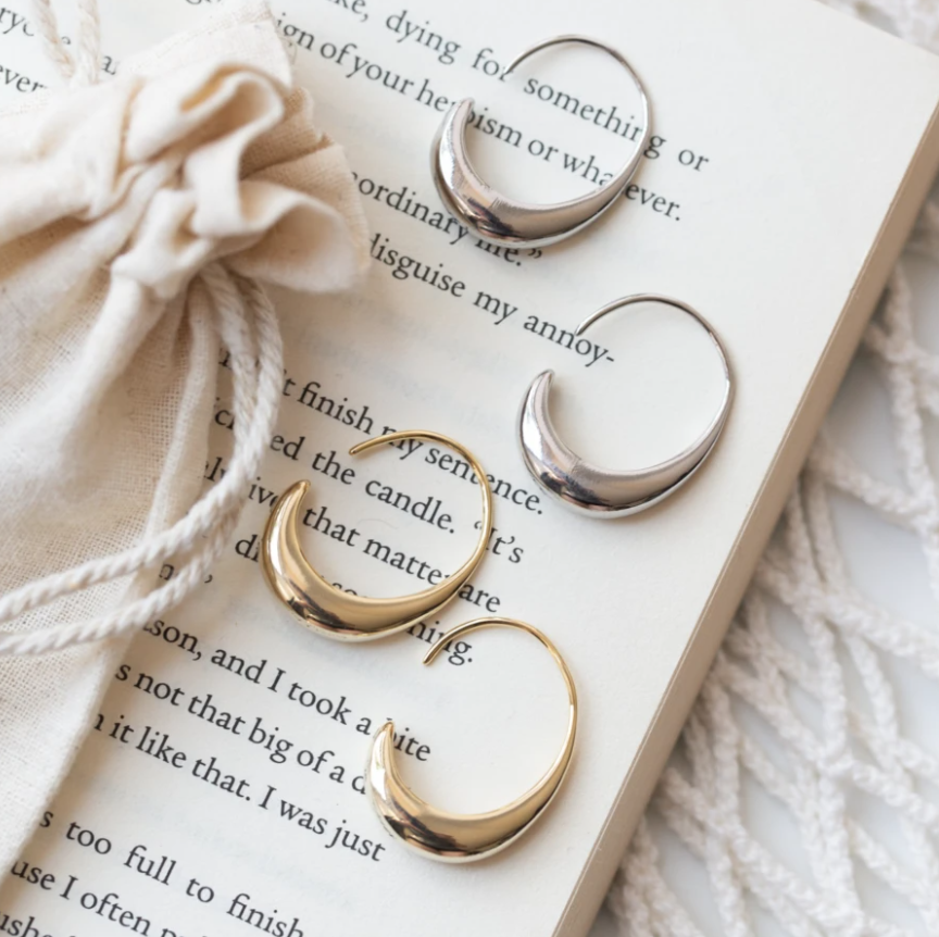 Boucles d'oreilles en Or et Argent Luxueuses