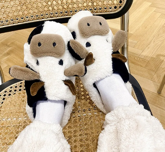 Chaussons Décontractés en Fourrure MouMou