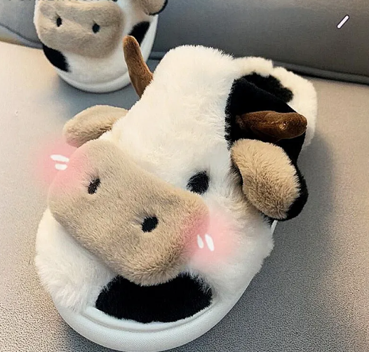 Chaussons Décontractés en Fourrure MouMou