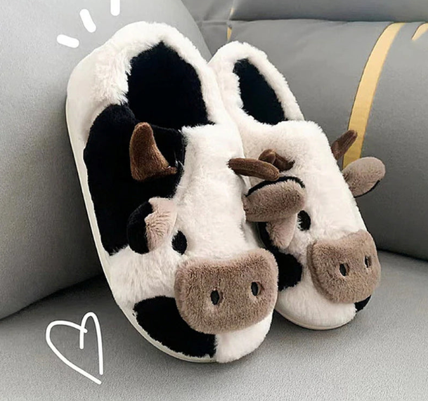 Chaussons Décontractés en Fourrure MouMou