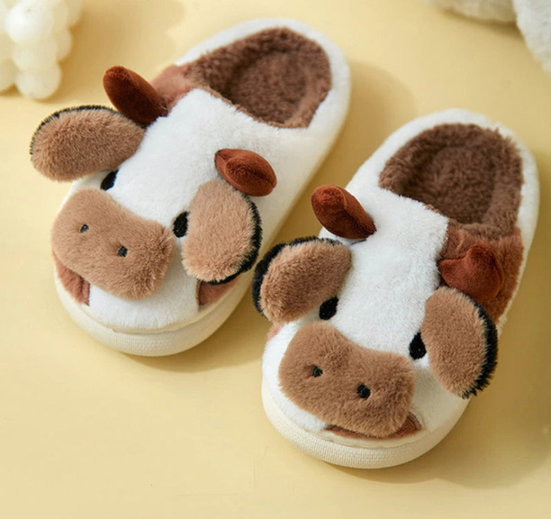 Chaussons Décontractés en Fourrure MouMou