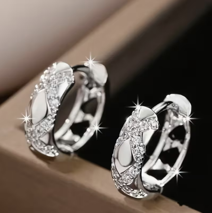 Boucles d'oreilles créoles Luxe Radiance Intemporelle