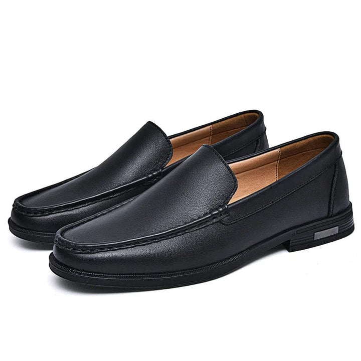 Victor - Élégants Mocassins en Cuir