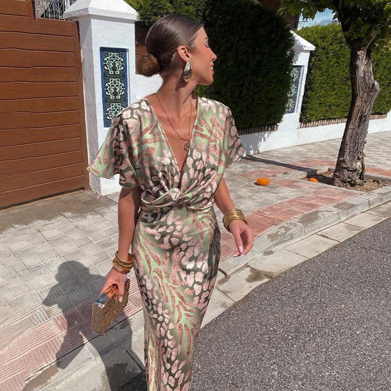 Lila™ | Luxe Maxi Robe Douce Comme de La Soie