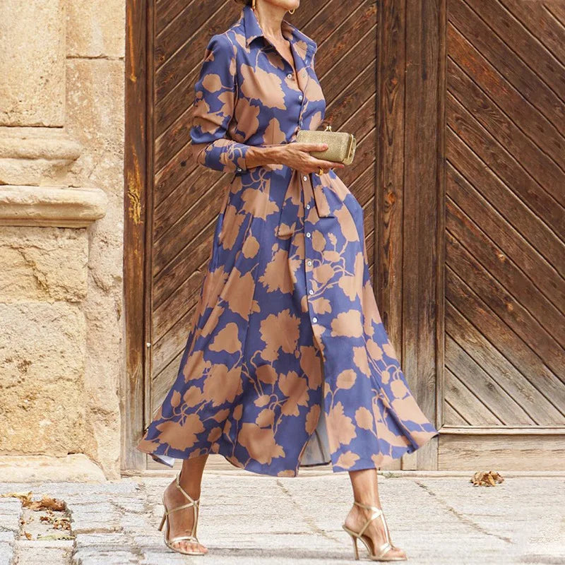 Claire™ | Élégante Robe à Motif Floral