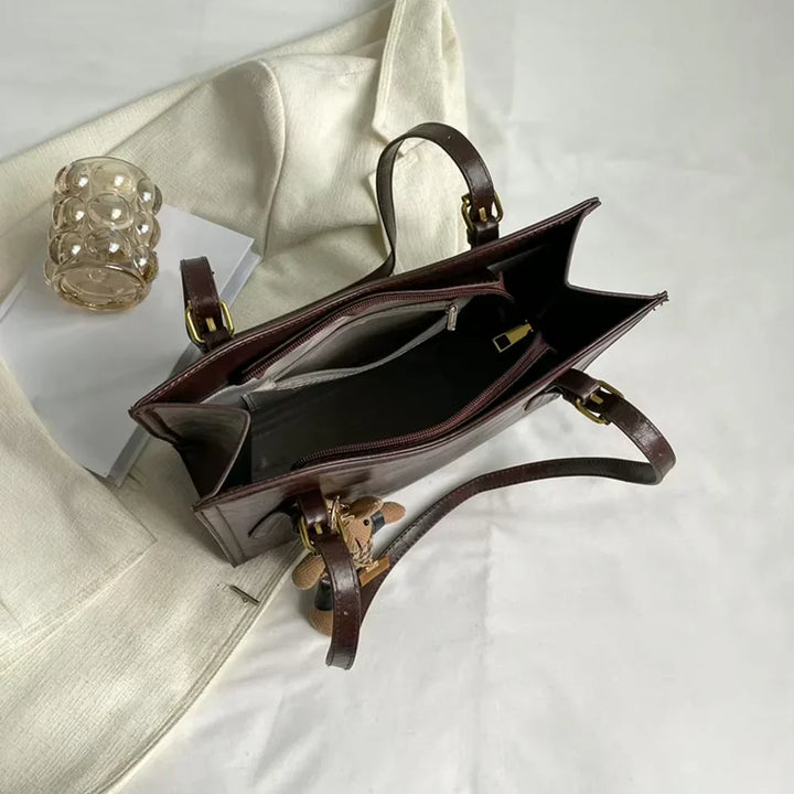 Lena | Sac à Bandoulière Vintage en Cuir Vegan