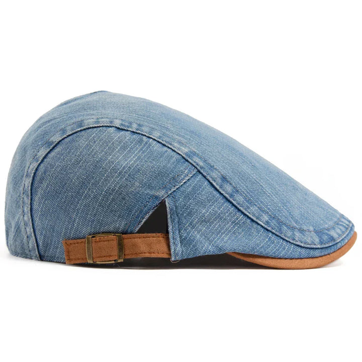 Bloom™ | Casquette Plate en Denim Premium – Style Intemporel & Confort Quotidien