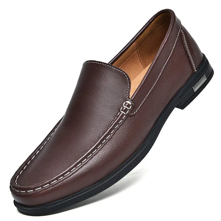 Victor - Élégants Mocassins en Cuir
