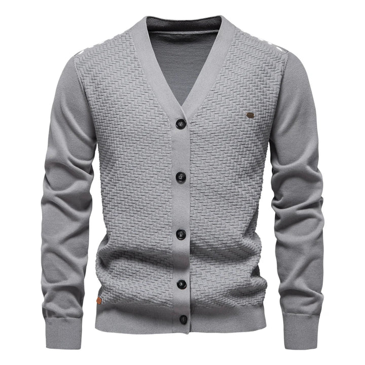 Schneider | Cardigan pour hommes chaud avec col en V