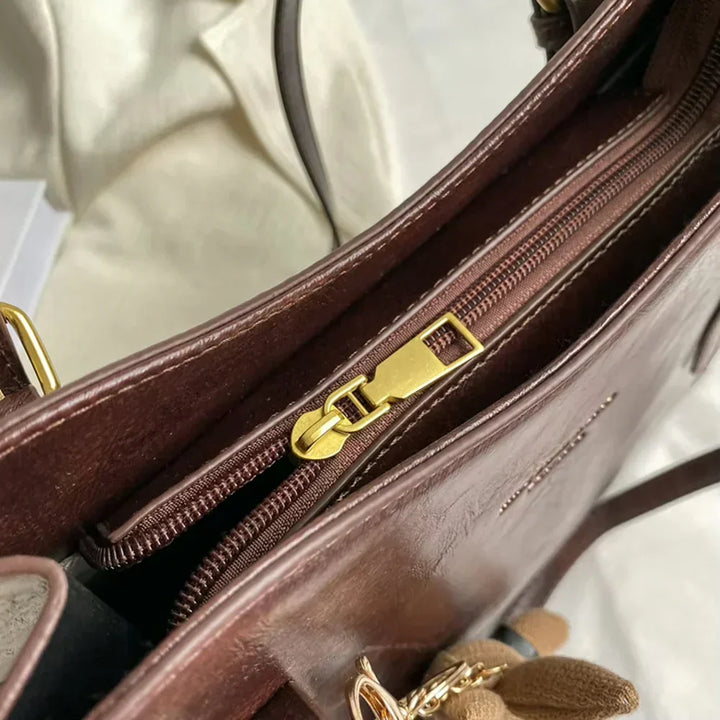 Lena | Sac à Bandoulière Vintage en Cuir Vegan