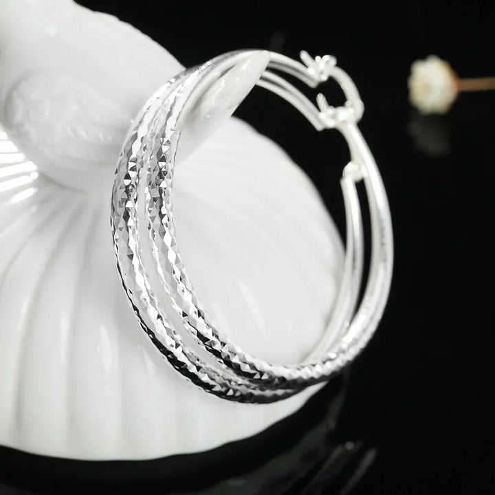 Boucles d'Oreilles en Argent Sterling