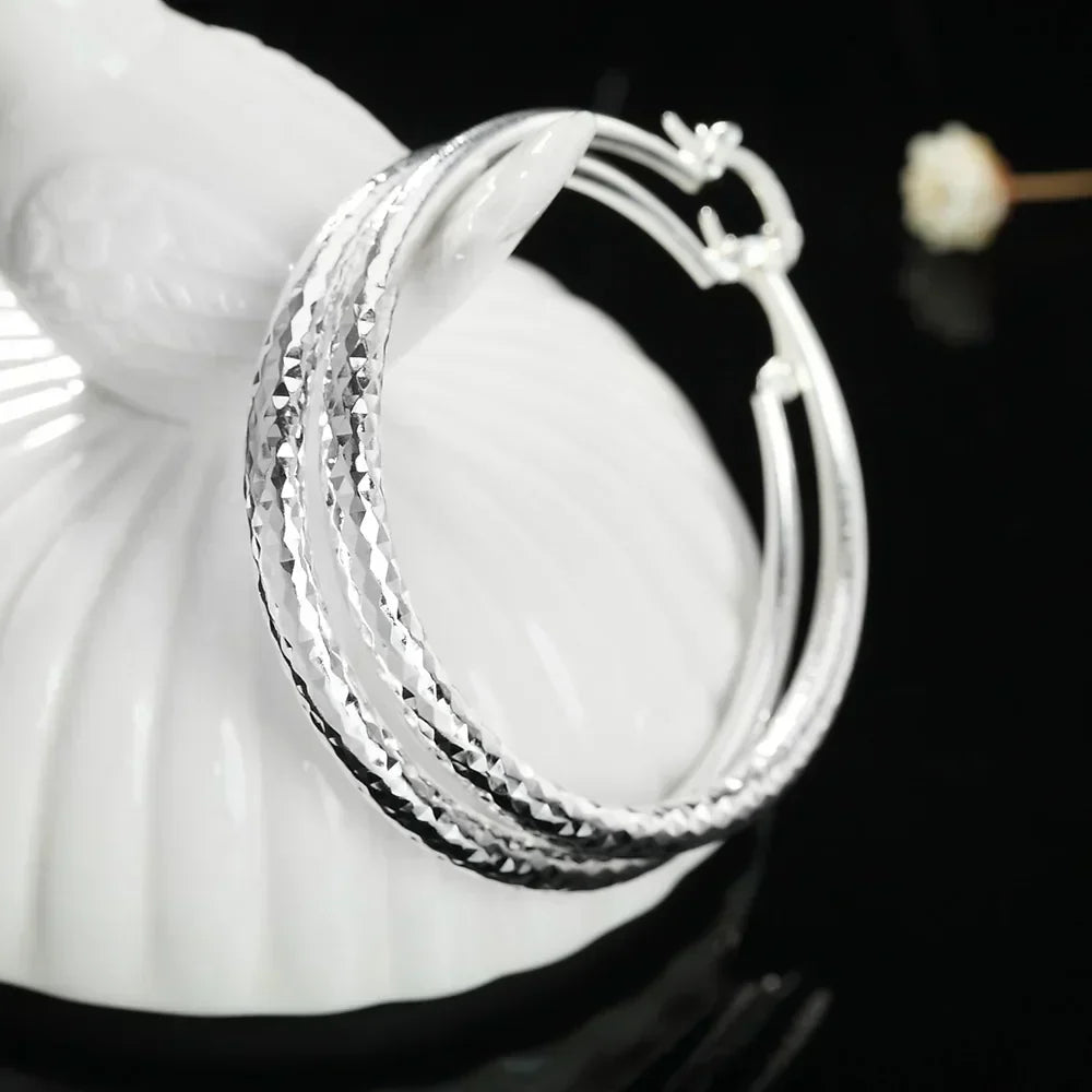 Boucles d'oreilles en argent