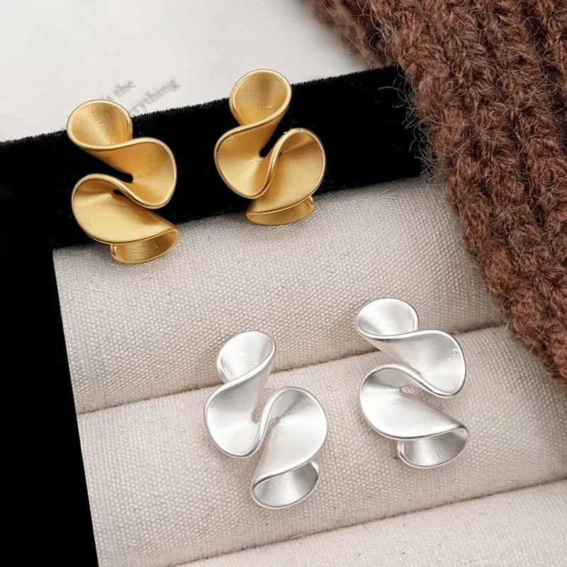 Boucles d'oreilles en Fleur d'Argent et Or 18K