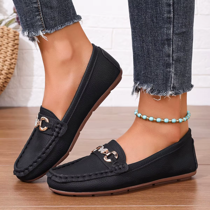 Cuir Ricci Mocassins pour Femmes